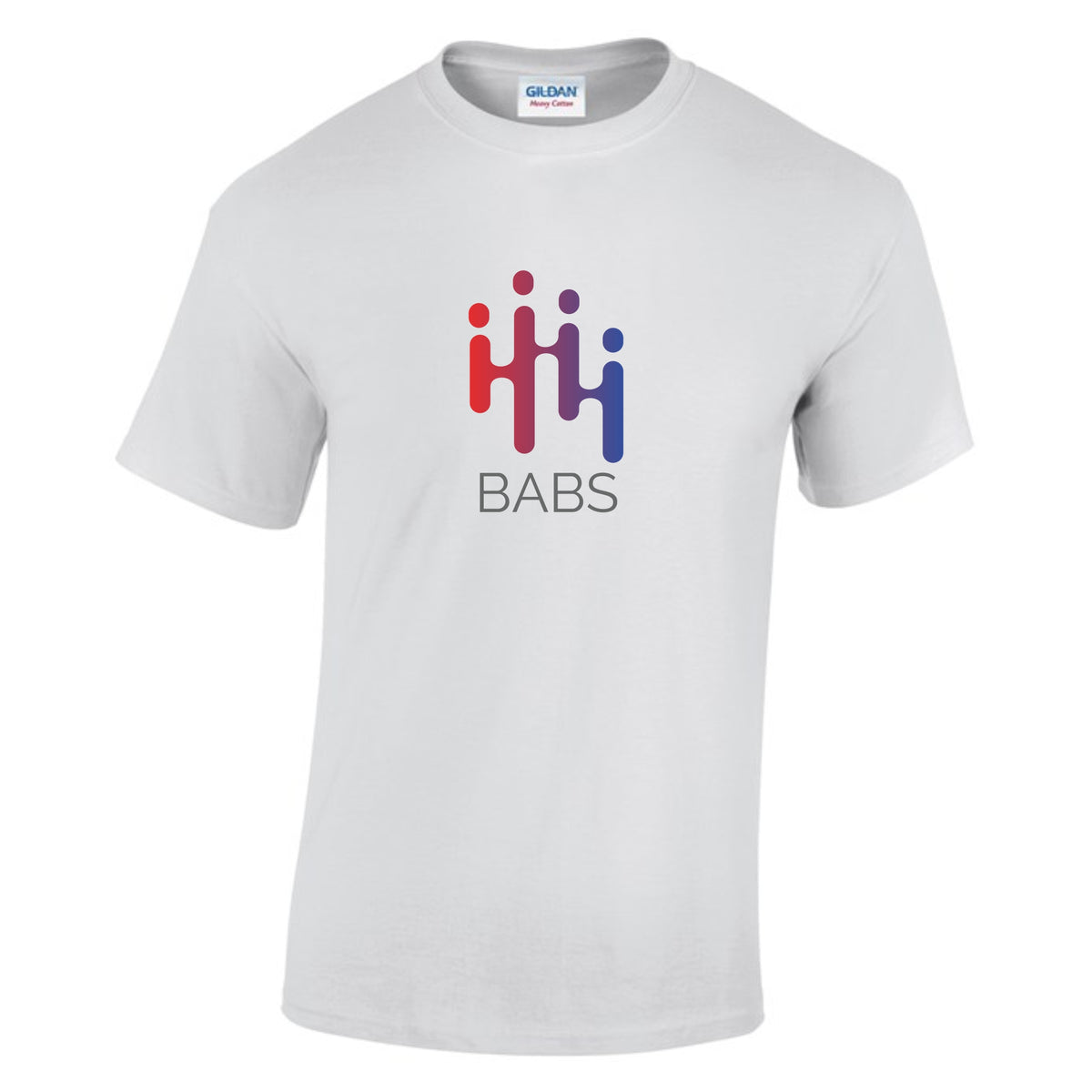 BABS Large Logo T-Shirt (White) – Customkit.com