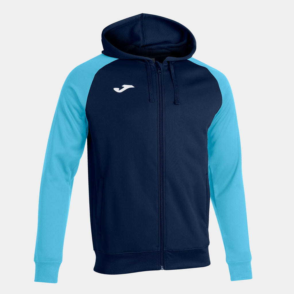 Joma Academy IV Ladies Hoodie Jacket (Dark Navy/Turquoise Fluor)