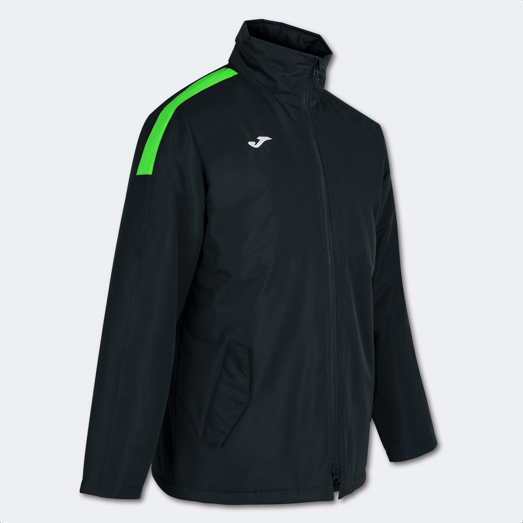 Joma Trivor Bench Jacket (Black/Green Fluor)