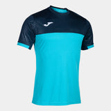 Joma Montreal T-Shirt (Turquoise Fluor/Dark Navy)