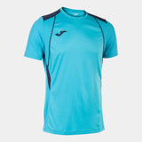 Joma Championship VII Shirt SS (Fluor Turquoise/Navy)