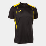 Joma Championship VII Shirt SS (Black/Yellow)