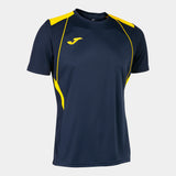 Joma Championship VII Shirt SS (Dark Navy/Yellow)