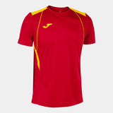 Joma Championship VII Shirt SS (Red/Yellow)