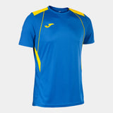 Joma Championship VII Shirt SS (Royal/Yellow)