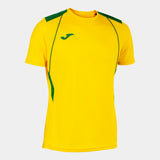 Joma Championship VII Shirt SS (Yellow/Green Medium)