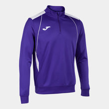 Load image into Gallery viewer, Joma Championship VII 1/2 Zip Sweatshirt (Violet/White)