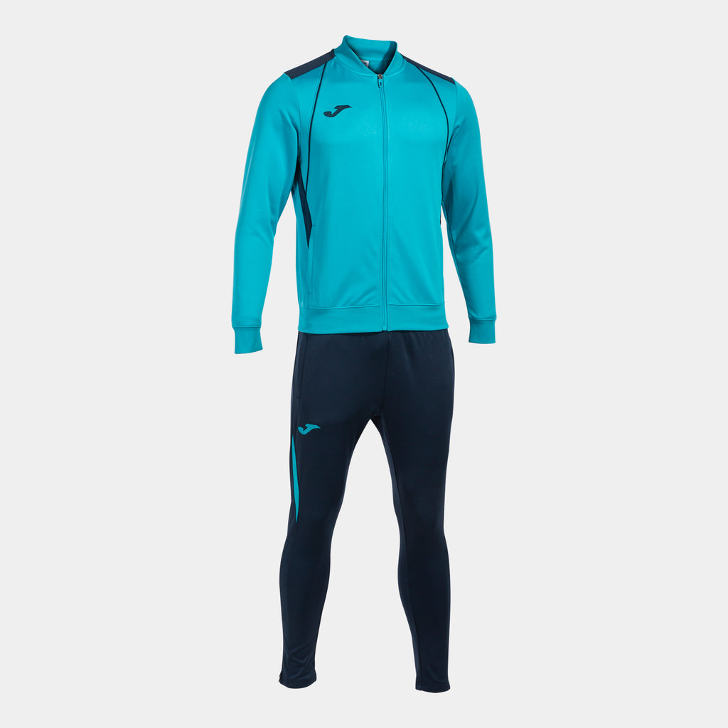 Joma Championship VII Tracksuit (Turquoise Fluor/Dark Navy)