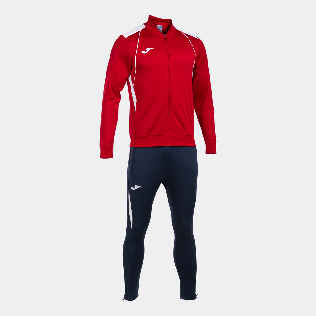 Joma Championship VII Tracksuit (Red/White/Dark Navy)