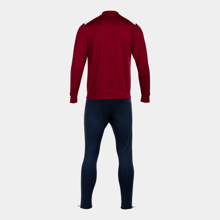 Joma Championship VII Tracksuit (Burgundy/White/Dark Navy)