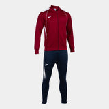 Joma Championship VII Tracksuit (Burgundy/White/Dark Navy)