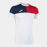 Joma Crew V Shirt (White/Red)