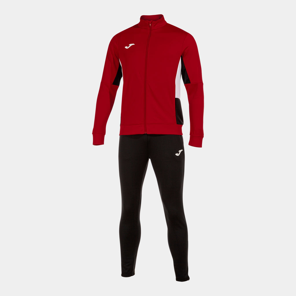 Joma Danubio II Tracksuit (Black/Red/White)