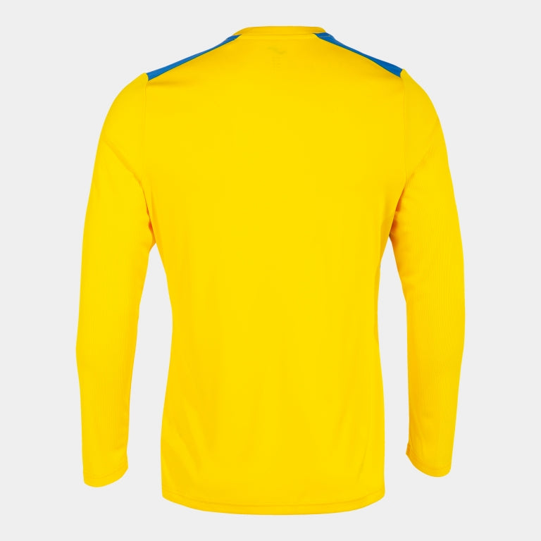 Joma Championship VII Shirt LS (Yellow/Royal)