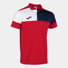 Load image into Gallery viewer, Joma Crew V Polo (Red/Dark Navy/White)