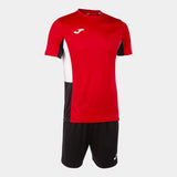 Joma Danubio II Shirt/Short Set (Red/Navy)