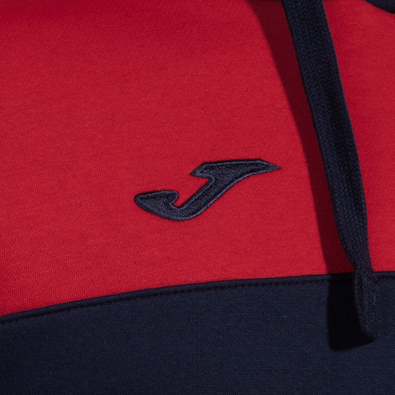 Joma Crew V Hoodie (Dark Navy/Red)