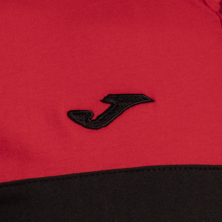 Joma Crew V Cotton Polo (Black/Red)