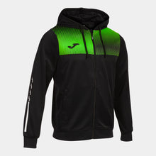 Load image into Gallery viewer, Joma Eco-Supernova Hoodie Jacket (Black/Green Fluor)