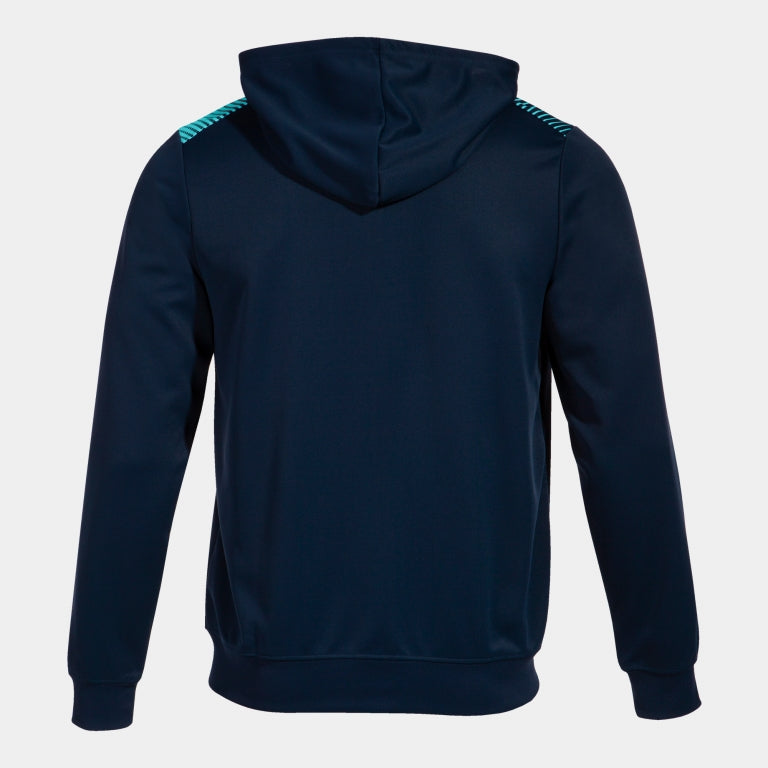 Joma Eco-Supernova Hoodie Jacket (Dark Navy/Turquoise Fluor)