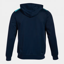 Load image into Gallery viewer, Joma Eco-Supernova Hoodie Jacket (Dark Navy/Turquoise Fluor)