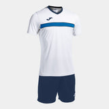 Joma Victory Shirt/Short Set (White/Dark Navy/Royal)