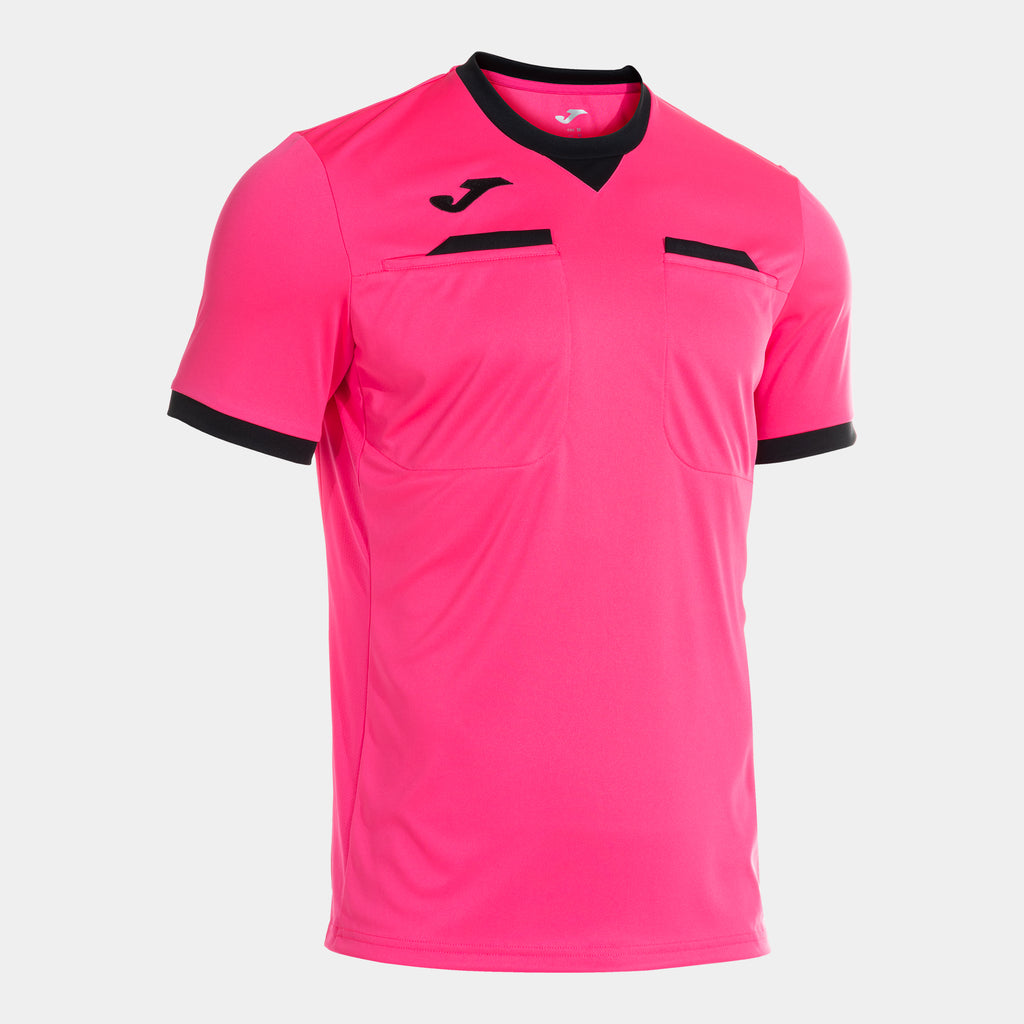 Joma Respect III Referee Shirt (Pink Fluor/Black)