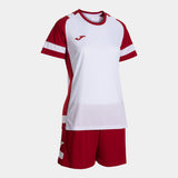 Joma Lider Ladies Shirt/Short Set (White/Red)