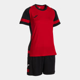 Joma Lider Ladies Shirt/Short Set (Red/Black)