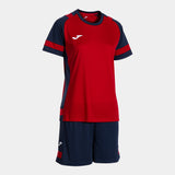 Joma Lider Ladies Shirt/Short Set (Red/Dark Navy)