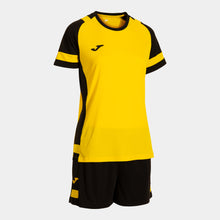 Load image into Gallery viewer, Joma Lider Ladies Shirt/Short Set (Yellow/Black)