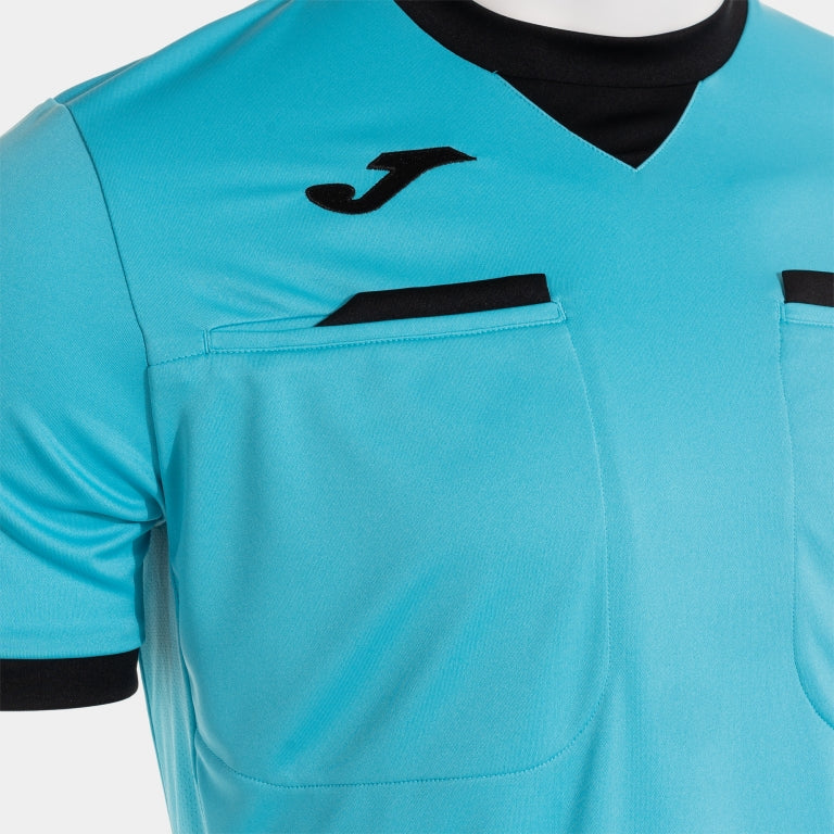 Joma Respect III Referee Shirt (Turquoise Fluor/Black)