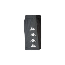 Load image into Gallery viewer, Kappa Delebio Football Short (Black/Grey Dk)