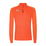 Kappa Trieste Training 1/4 Zip Sweat (Orange Flame)