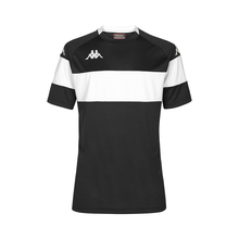 Load image into Gallery viewer, Kappa Dareto SS Football Shirt (Black/White)