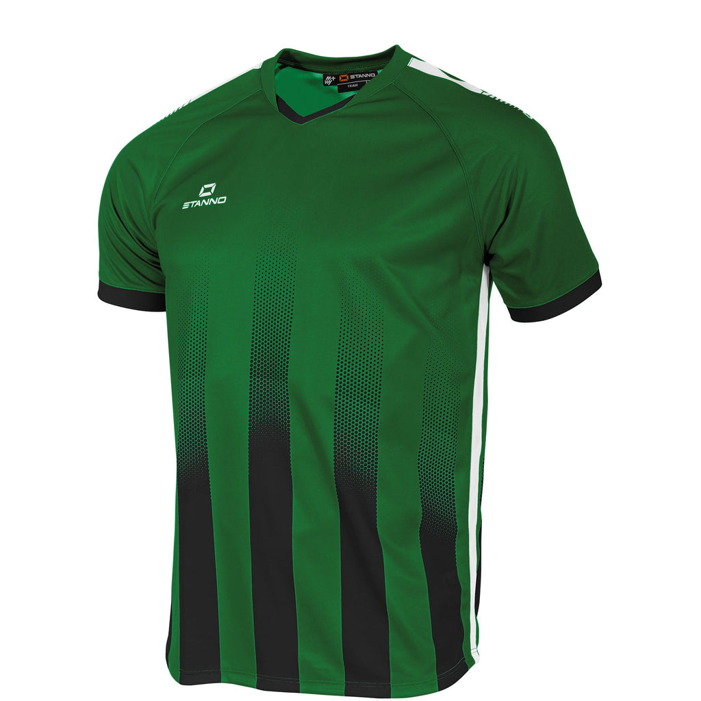 Stanno Vivid SS Football Shirt (Green/Black)