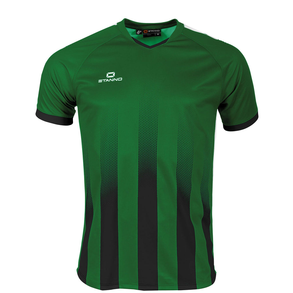 Stanno Vivid SS Football Shirt (Green/Black)