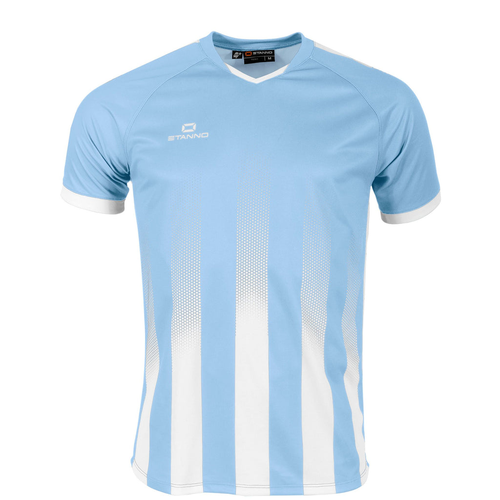 Stanno Vivid SS Football Shirt (Sky Blue/White)