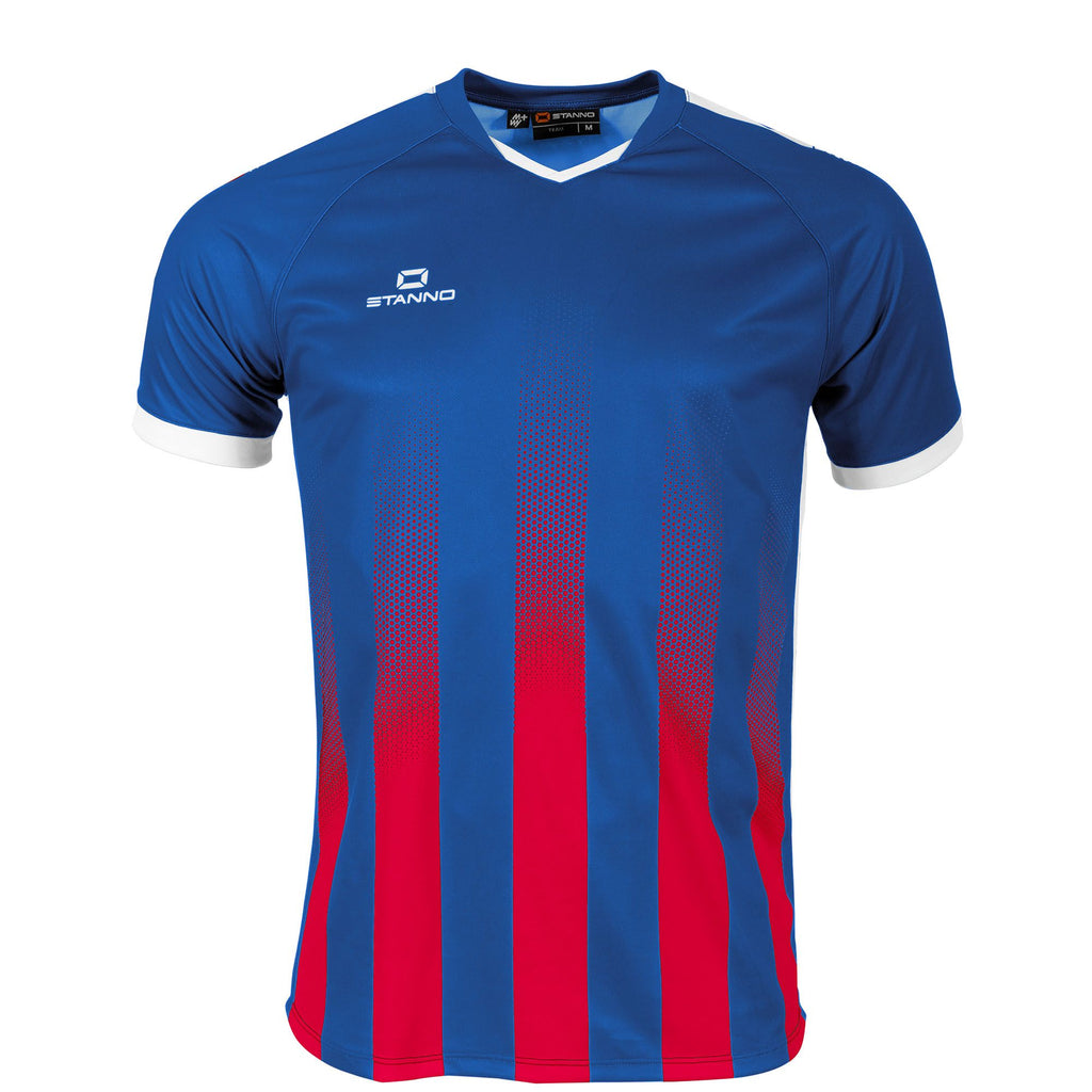 Stanno Vivid SS Football Shirt (Royal/Red)