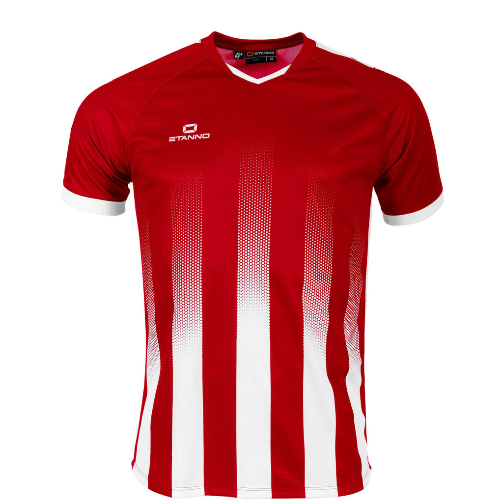 Stanno Vivid SS Football Shirt (Red/White)