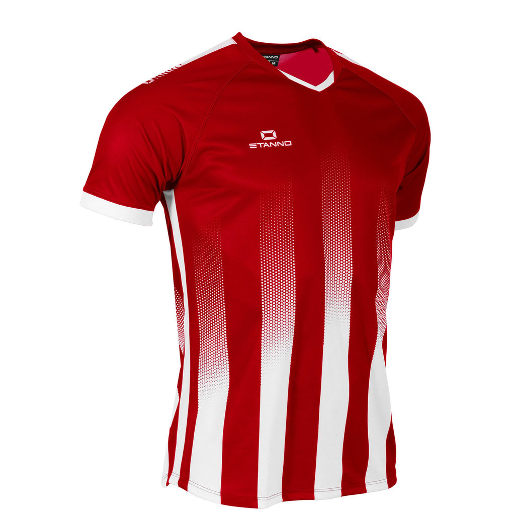 Stanno Vivid SS Football Shirt (Red/White)