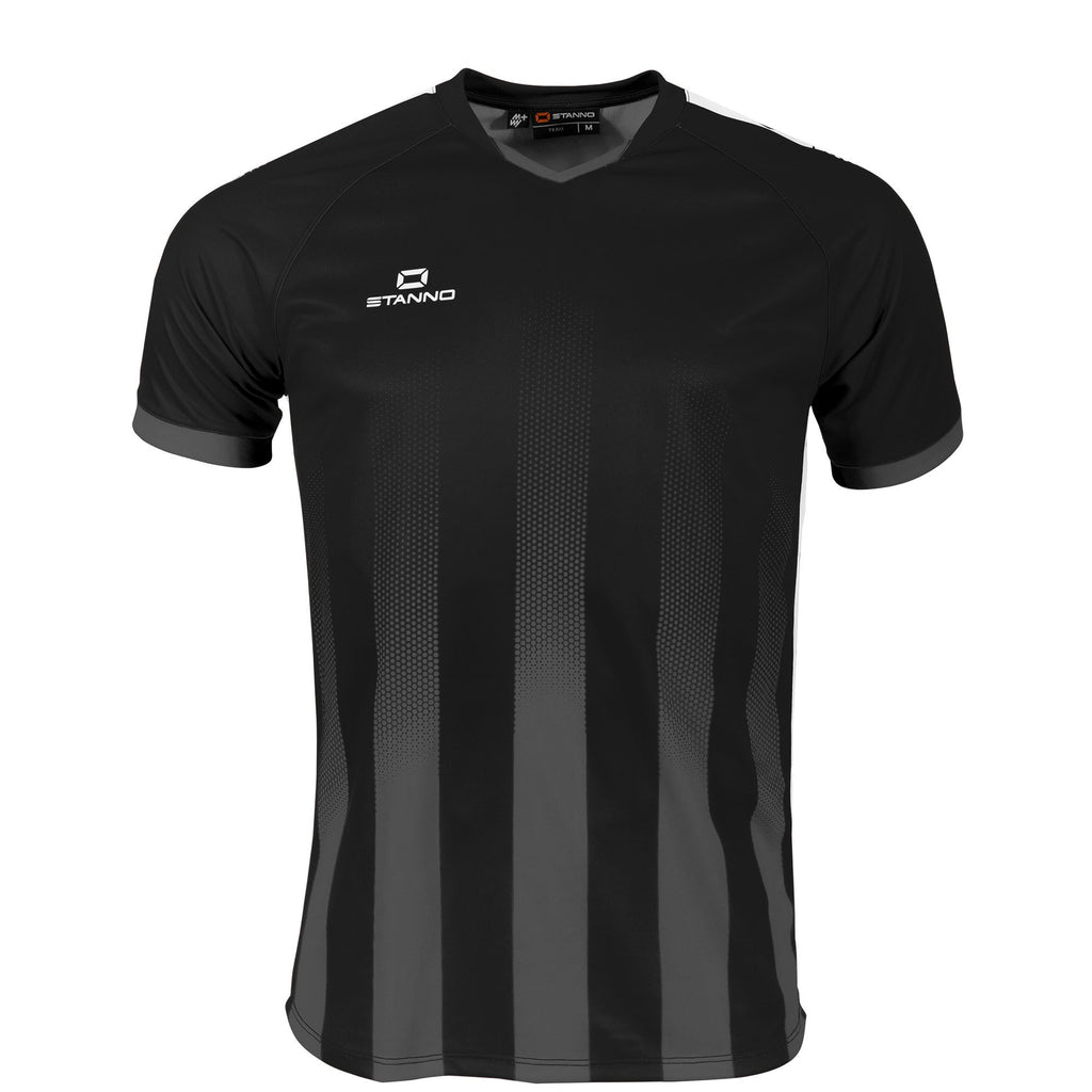 Stanno Vivid SS Football Shirt (Black/Anthracite)