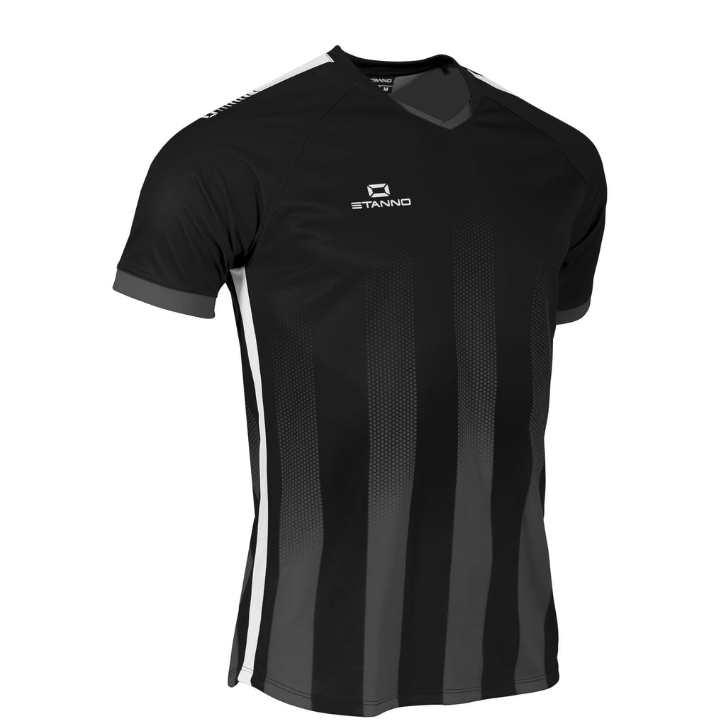 Stanno Vivid SS Football Shirt (Black/Anthracite)