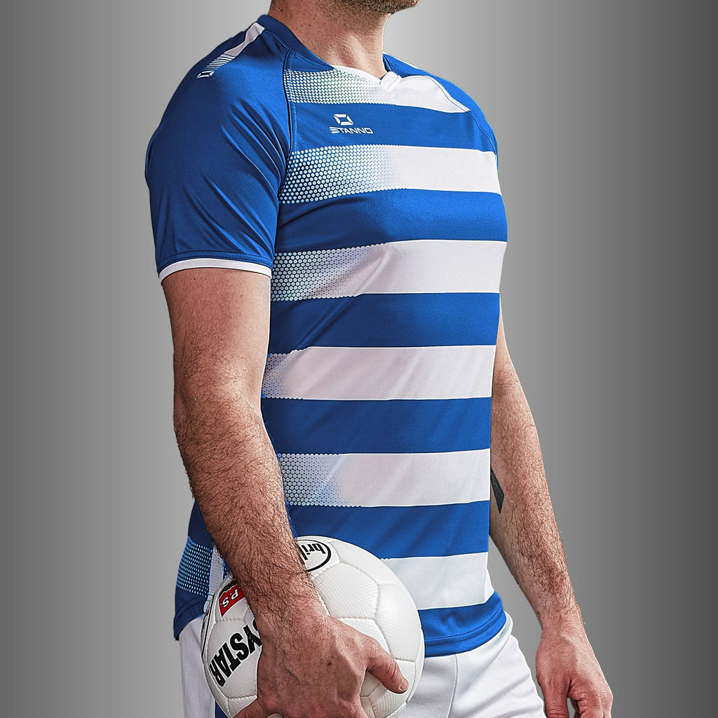 Stanno Synergy SS Football Shirt (Royal/White)