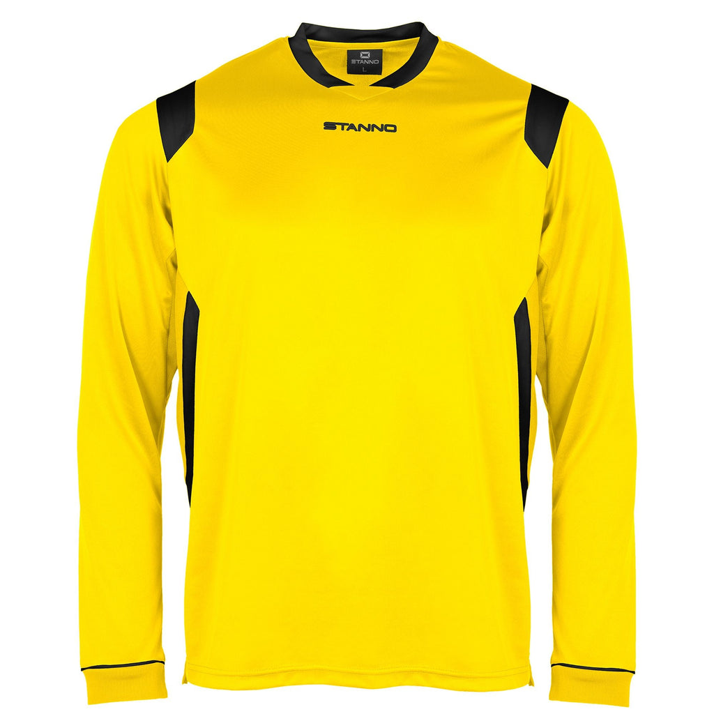 Stanno Arezzo LS Football Shirt (Yellow/Black)