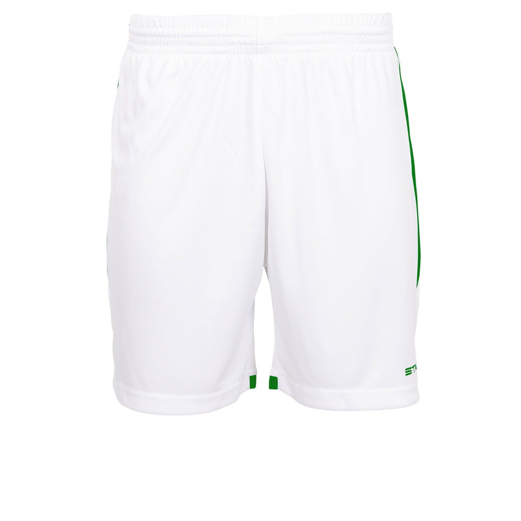 Stanno Focus II Football Shorts (White/Green)