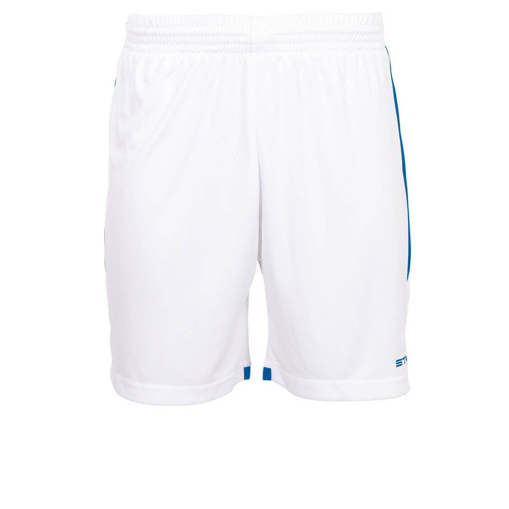 Stanno Focus II Football Shorts (White/Royal)