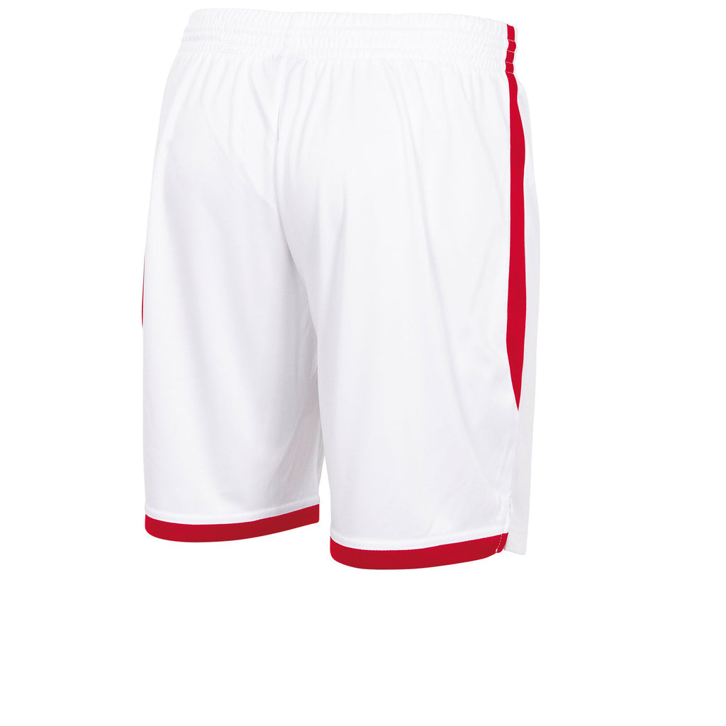 Stanno Focus II Football Shorts (White/Red)