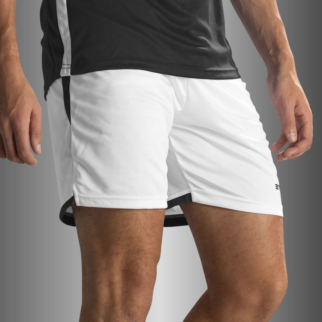 Stanno Focus II Football Shorts (White/Black)