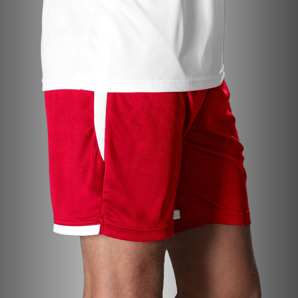 Stanno Focus II Football Shorts (Red/White)